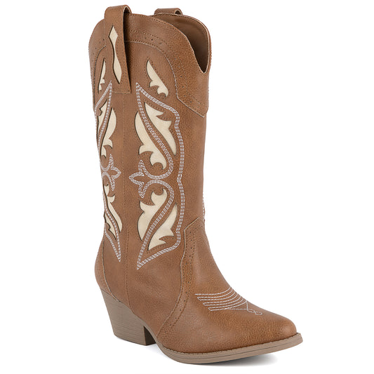 Women's Tobiano Mid Shaft Western Pull On Boots