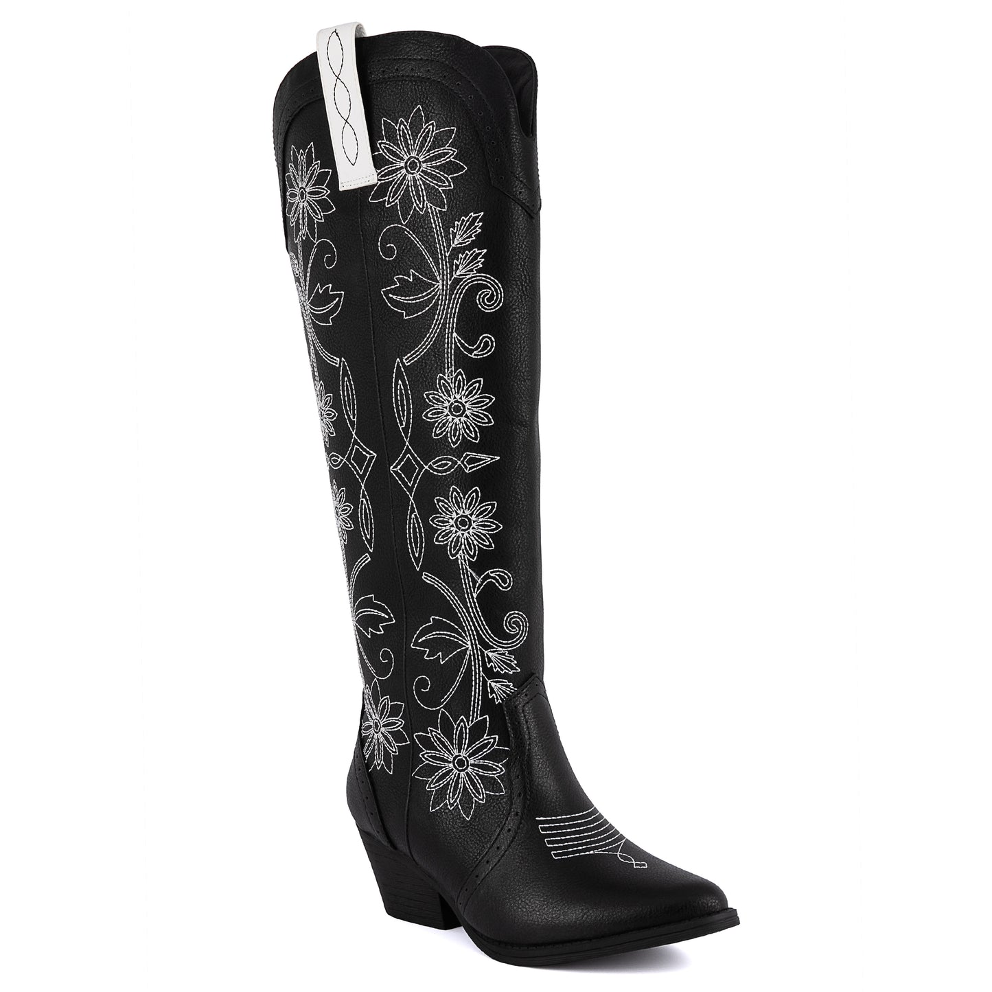 Women's Tall Tam Floral Western Pull On Boots