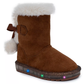 Toddler Girls Maizen Cozy Light-Up Pull On Boots